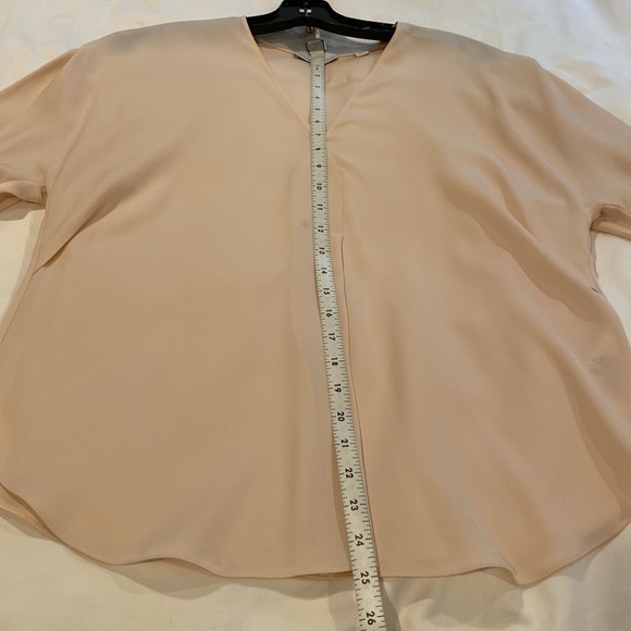 Vince V-Neck Silk Blend Popover - XS - Picture 9 of 15